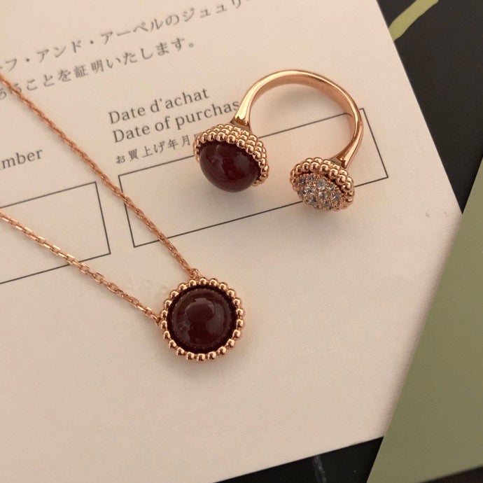 ¡®Dream¡¯PERLEE COULEURS DIAMOND ROSE GOLD BETWEEN THE FINGER RING
