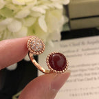 ¡®Dream¡¯PERLEE COULEURS DIAMOND ROSE GOLD BETWEEN THE FINGER RING