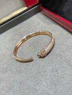 「ドリーム」パンテール フルダイヤモンド オープンブレスレット