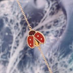 ¡®Dream¡¯LUCKY SPRING 1 MOTIF PINK GOLD BRACELET