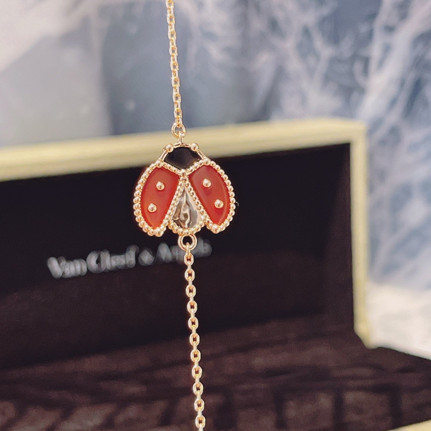 ¡®Dream¡¯LUCKY SPRING 1 MOTIF PINK GOLD BRACELET