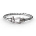 ¡®Dream¡¯FORCE LARGE HORSESHOE NO DIAMOND BRACELET SILVER