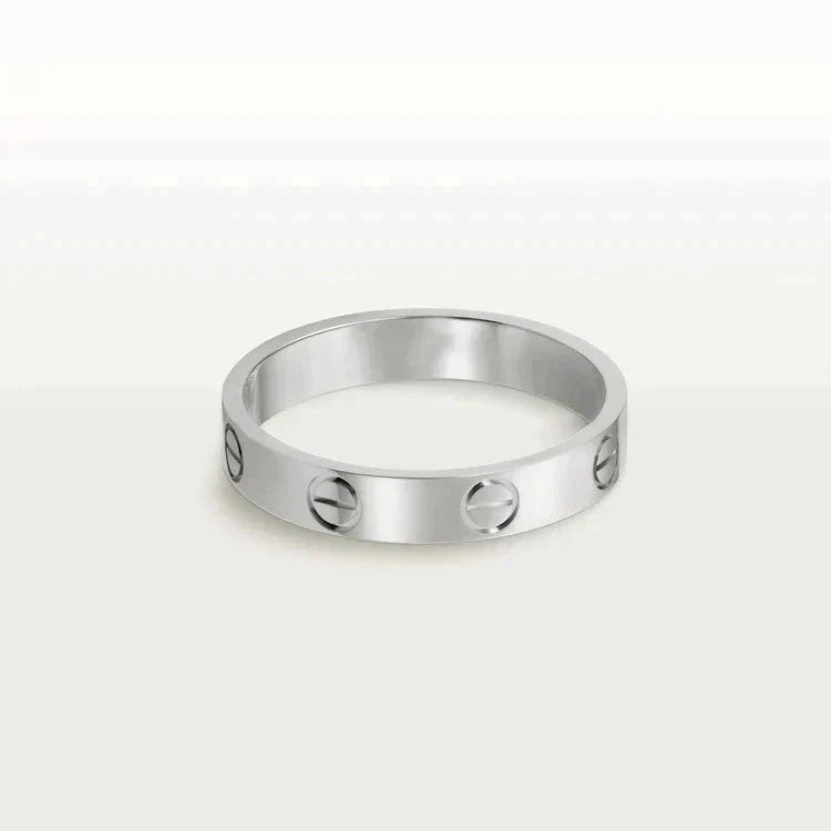 ¡®Dream¡¯LOVE RING 4MM 1 DIAMOND SILVER
