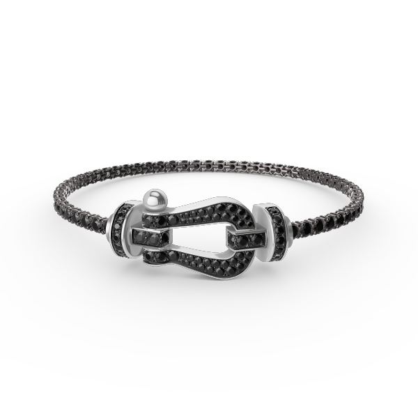 ¡®Dream¡¯FORCE  LARGE HORSESHOE FULL DIAMOND TENNIS BRACELET